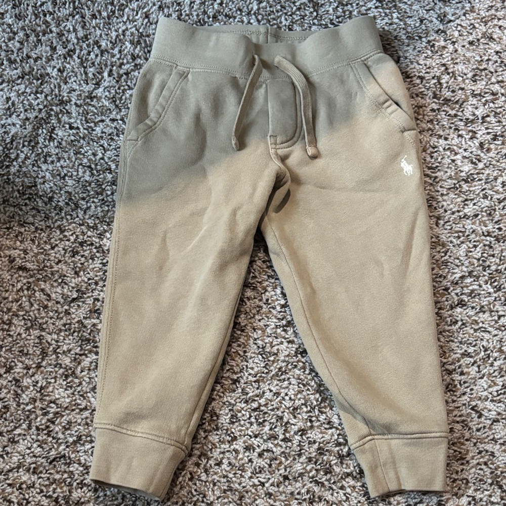 Polo Ralph Lauren Kids Tan Jogger Sweatpants 2T
